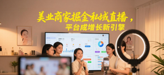 美业商家掘金私域直播，安菲云平台成增长新引擎