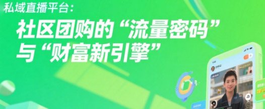 安菲云私域直播平台：社区团购的“流量密码”与“财富新引擎”