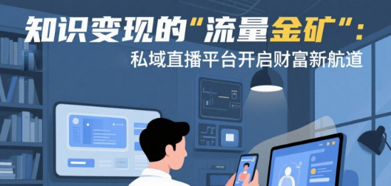 知识变现的“流量金矿”：如何用安菲云私域直播平台开启财富新航道