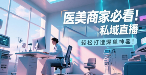 医美商家必看！用安菲云私域直播，轻松打造爆单神器！