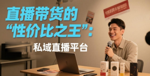 直播带货的“性价比之王”：安菲云私域直播平台